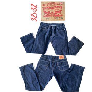Men's Dark Denim Levi Strauss 514 32x32 Jeans